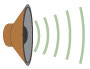 Figura Simbolo do speaker alto falante do detector de metais ATX
